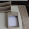 Dacasso Protacini Breeze Beige Italian Patent Leather 4 x 6 Memo Holder A6309 - alternate 5